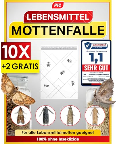 Lebensmittelmottenfalle Pic – 12 Stück