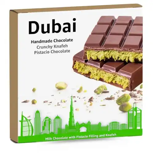 Dubai Schokolade Set mit 100 Gramm Tafel und Backanleitung