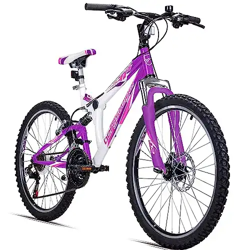 MTB Fully Bergsteiger Montreal 20 und 24 Zoll Kinderfahrrad