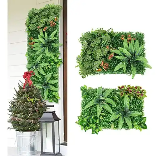 Pflanzenwand Vusddy Künstliche Paneele 60 x 40 cm – 2 Stück