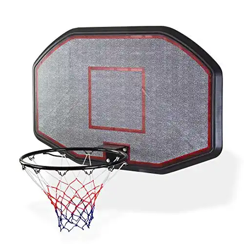 Basketballkorb DEMA mit XXL Basketballbrett und Netz