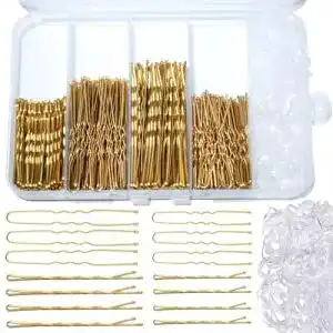 Haarnadeln Xeccus 300 Stück Bobby Pins Set aus Metall für Damen