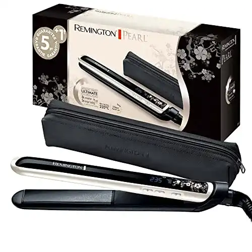 Remington Glätteisen Pearl mit Keramikbeschichtung und LCD-Display