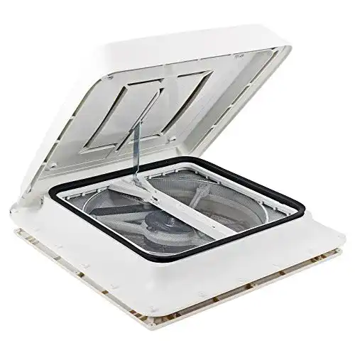 Dachventilator für Wohnmobile Fiamma Turbo Vent Kurbeldachhaube Polar