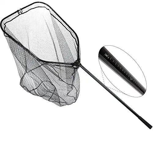 Raubfischkescher von Zite Fishing für Bootsangler Gummierte Ausführung