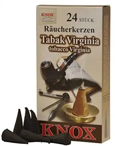 Knox Räucherkerzen – Original Tabak Virginia aus dem Erzgebirge