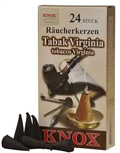 Knox Räucherkerzen – Original Tabak Virginia aus dem Erzgebirge