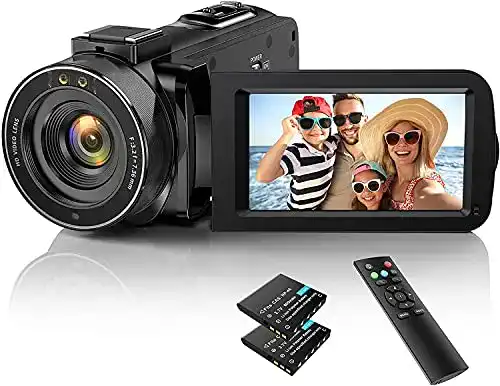 Camcorder IXNAIQY 1080P 30FPS Videokamera für Vlogging