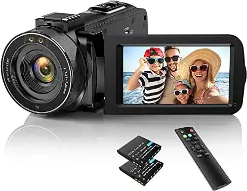 Vlog Kamera IXNAIQY Camcorder 1080P 30FPS 36MP für hochwertiges Vlogging