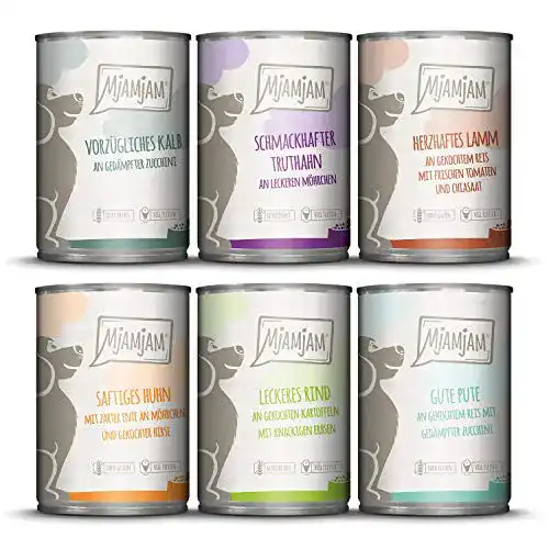 Hunde Nassfutter MjAMjAM Premium Nassfutter für Hunde Mixpaket II