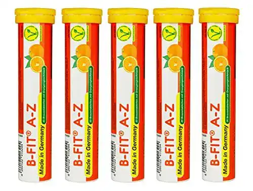 Multivitamin-Brausetabletten B-FIT A-Z mit 25 Vitaminen und Mineralien