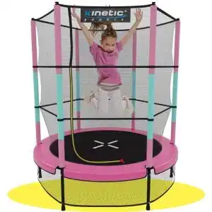 Kinetic Sports Kindertrampolin Jumper mit Gummiseil-Federung
