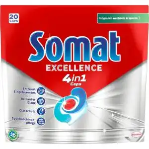Spülmaschinentabs Somat Excellence 4in1 Caps (20 Stück)
