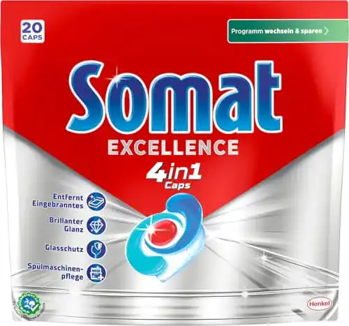 Spülmaschinentabs Somat Excellence 4in1 Caps (20 Stück)