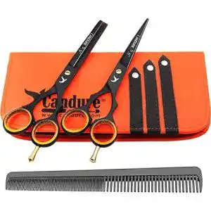 Friseurschere Candure Haarschneideschere Set für präzise Haarschnitte