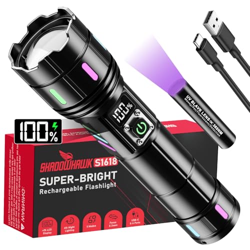 LED Taschenlampe Shadowhawk mit 15000 Lumen für Outdoor-Aktivitäten