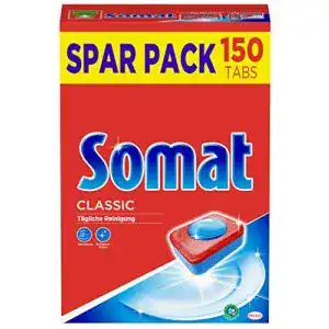 Somat Classic Spülmaschinen Tabs, 150 Stück für Geschirrspüler