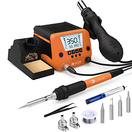 Lötstation Lytool mit Heißluftgerät und 90W Lötkolben