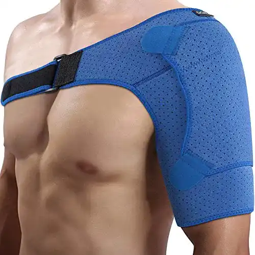 Schulterbandage Doact, Neopren Schulterstütze, verstellbar