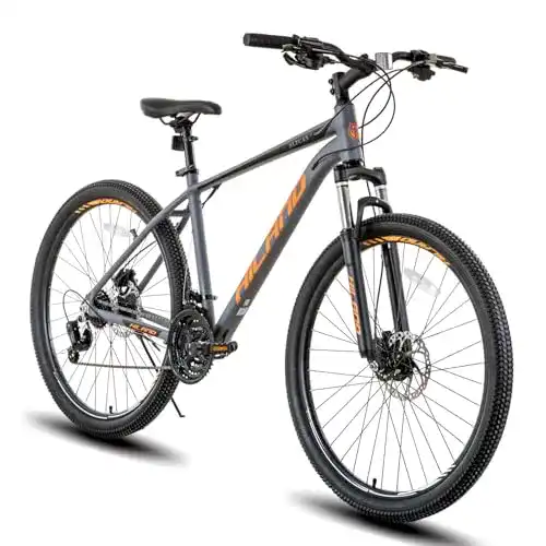 Hiland Aluminium Mountainbike mit 21 Gängen und hydraulischen Scheibenbremsen