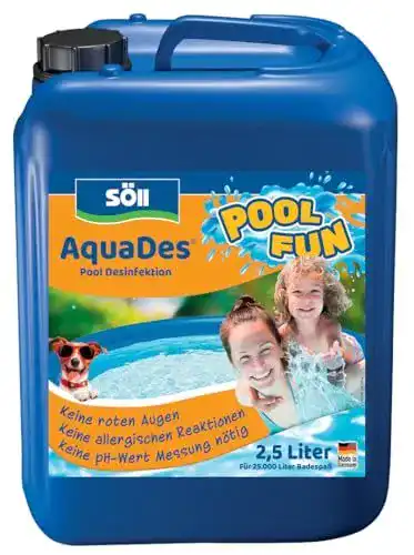 Söll 81456 AquaDes Pool-Desinfektion 2,5 l für sauberes Poolwasser