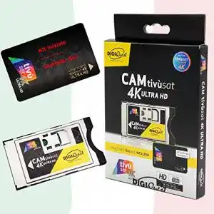 CI-Modul Tivusat 4K UHD und EasyMouse 4K Ultra HD SmartCam