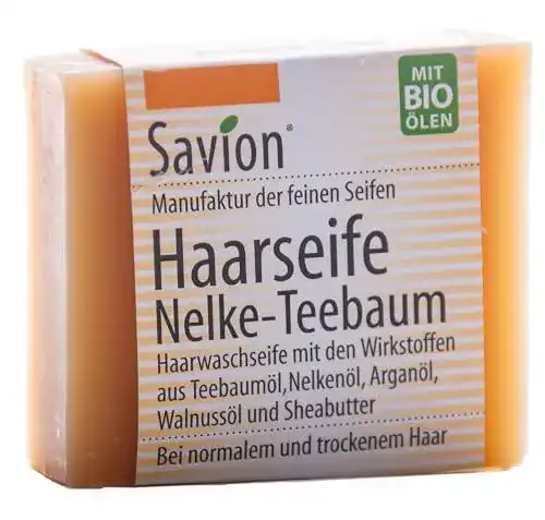 Haarseife Savion Nelke-Teebaum für problematische Kopfhaut