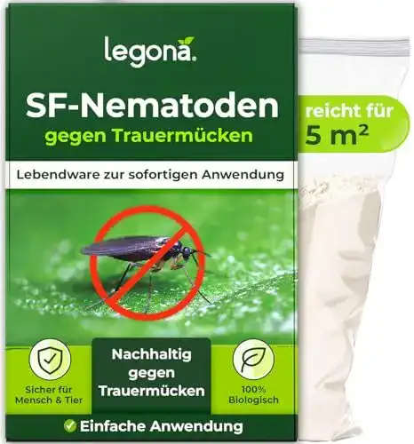Nematoden Legona SF zur Bekämpfung von Trauermücken, 5m²