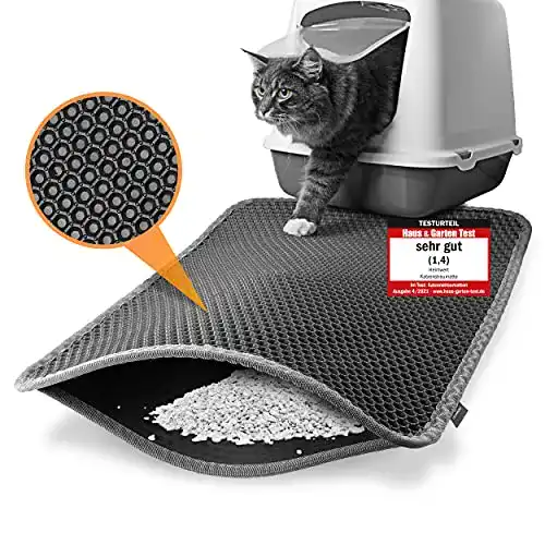 Katzenstreu Matte von Heimwert für Katzenklo und Sauberkeit