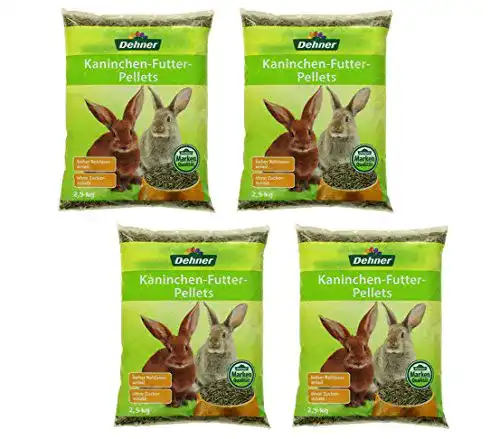 Zwergkaninchenfutter Dehner Kaninchen-Futter-Pellets für gesunde Ernährung
