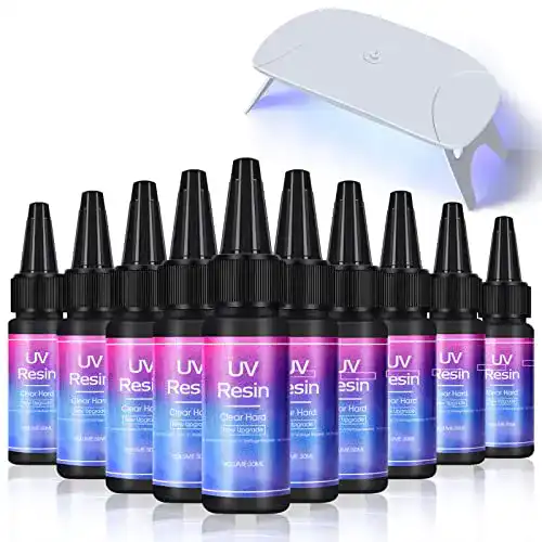 UV-Resin Vidarosa 10 Stück UV-Harz für Schmuckherstellung und Bastelprojekte