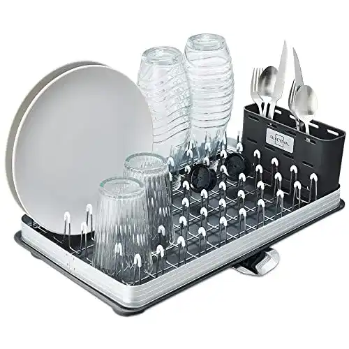 Abtropfgestell SILBERTHAL Geschirr, rostfrei mit Abtropfschale