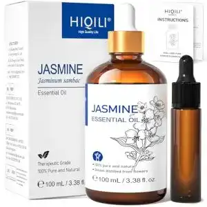 Jasminöl Hiqili 100ml – Reines Ätherisches Öl für Diffuser und Hautpflege