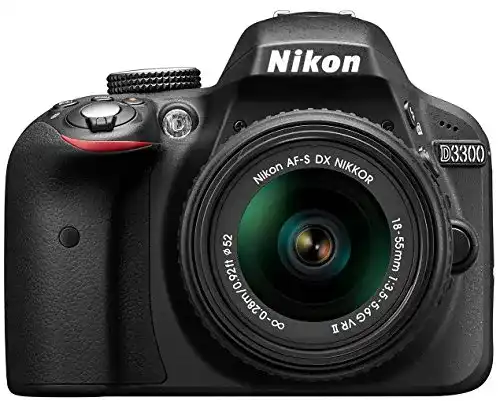 Nikon D3300 Spiegelreflexkamera mit 24,2 MP und 3 Zoll LCD