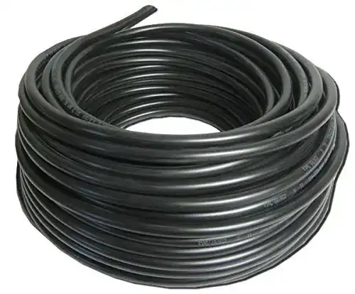 Erdkabel NYY-J 3×1,5 Starkstromkabel in Schwarz, 100 Meter