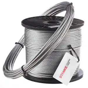Windenseil Seilwerk Stanke 50m 8mm 6×19 verzinkt Stahlseil