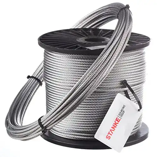 Windenseil Seilwerk Stanke 50m 8mm 6×19 verzinkt Stahlseil