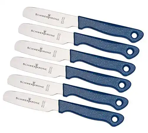 Frühstücksmesser Schwertkrone 6er Set Brötchenmesser