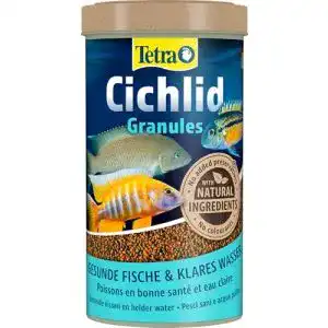 Tetra Cichlid Granules Fischfutter für mittelgroße Cichliden, 500 ml