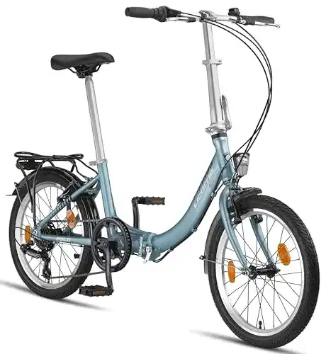 Klapprad Licorne Bike Fold Aluminium mit 6-Gang Shimano Schaltung
