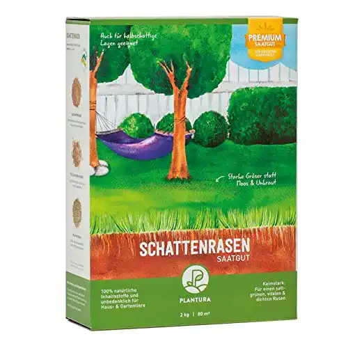 Schattenrasen-Samen von Plantura, 2 kg, für schattige Flächen