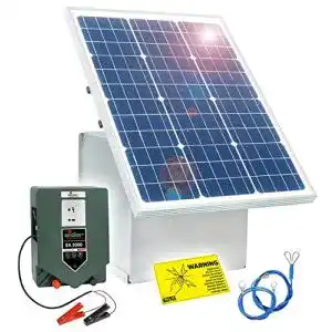 Solar Weidezaungerät Eider 50W Solar Box und 12V Weidezaungerät