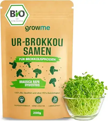 Brokkoli-Sprossen Samen Livona BIO 200g mit hoher Keimfähigkeit