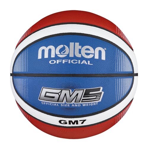 Basketball Molten BGMX7-C Top Training in Blau/Rot/Weiß, Größe 7
