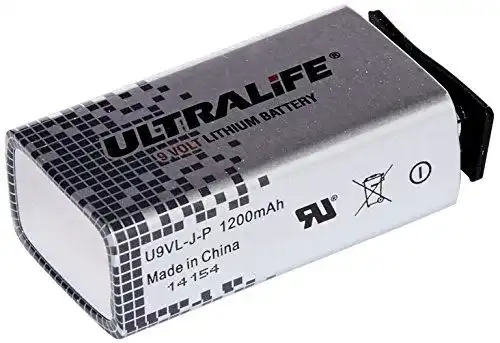 9V Lithium-Batterie Ultralife 9 Volt E-Block