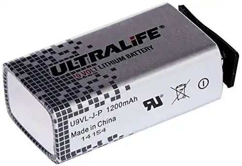 9V Lithium-Batterie Ultralife 9 Volt E-Block
