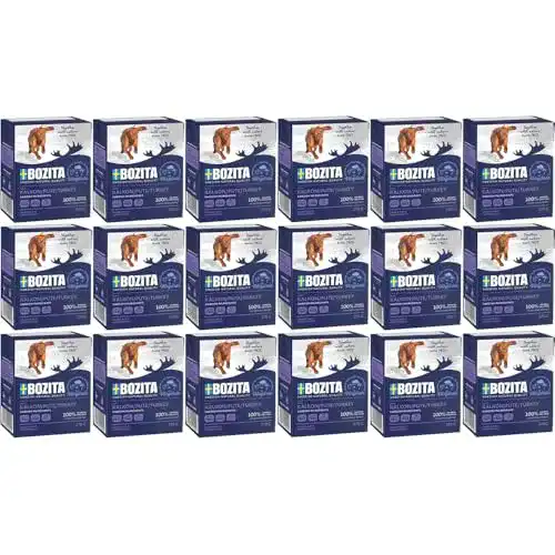 Bozita Hundefutter Naturals Happen in Gelee Pute 16 x 370 g