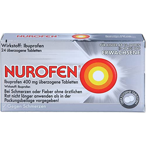 Ibuprofen Nurofen 400 mg überzogene Tabletten 24 Stück