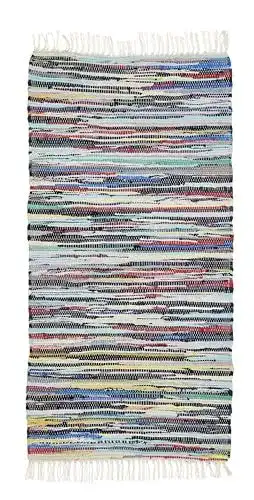 Flickenteppich Andiamo Boho Teppich Multi aus 100% Baumwolle