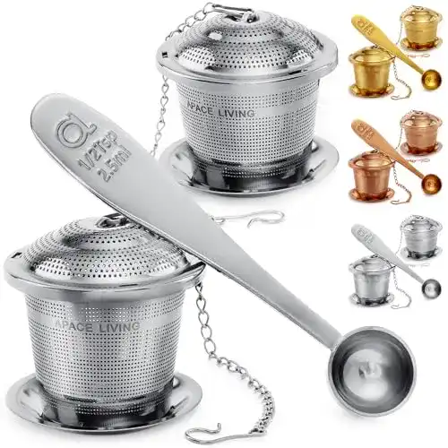 Apace Living Teesieb Set mit Teeschaufel (2er Set)